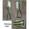 schep leger tri-fold , zware uitvoering, incl camouflage hoes