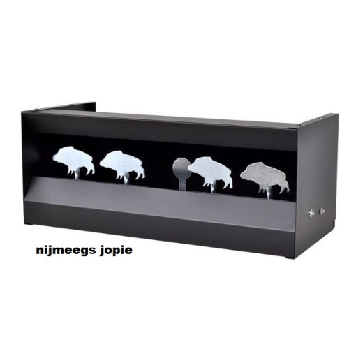 schietkast 5 target, varkens