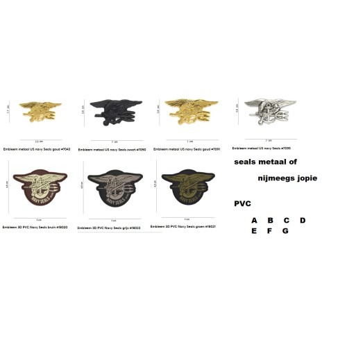 embleem metaal seals