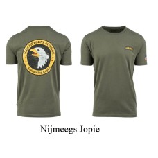 t-shirt 101st Airborne met grote print op rug