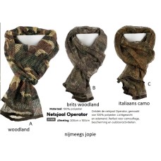 netsjaal Operator, ca 200x100cm