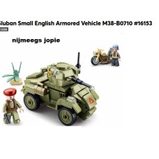 sluban 10710 english armoured vehicle