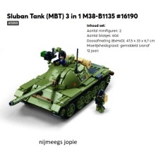 sluban 1135 Tank MBT