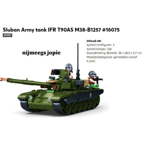 sluban 1257 Tank IFR