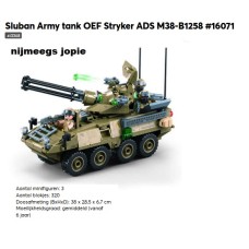 sluban 1258 army tank stryker