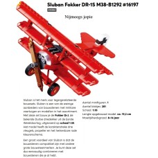 sluban 1292 Fokker vliegtuig
