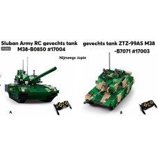 sluban RC bestuurbare tanks, diverse modellen