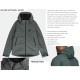 Softshell jack, alford, met capuchon, zwart vintage industries (of grijs)