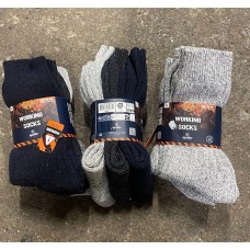 sokken 3-pack "noorse"  werk-sokken, dikke werksokken
