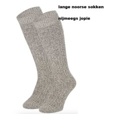 noorse sokken, lang model, knie hoogte