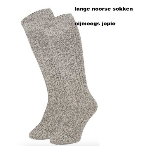 noorse sokken, lang model, knie hoogte