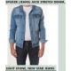 spijkerjas, basic model, New Star Harvard, met klein beetje stretch