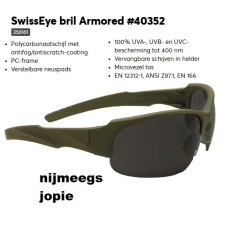 airsoft bril swisseye bril armored