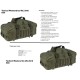 weekend-tas/rugzak, Tactical met schouderband en rugzakbanden, 45 liter of 80 liter, zwart of groen weekend-tas/rugzak, Tactical met schouderband en rugzakbanden, 45 liter of 80 liter, zwart of groen