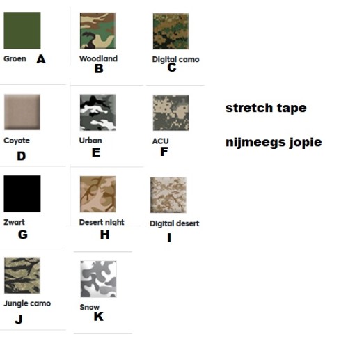 tape stretch bandage tape, diverse kleuren