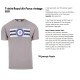 t-shirt D-Day royal airforce grijs