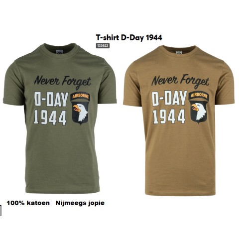 t-shirt D-Day 1944, never forget
