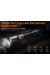 fenix tk26R zaklamp met wit, rode en groene led