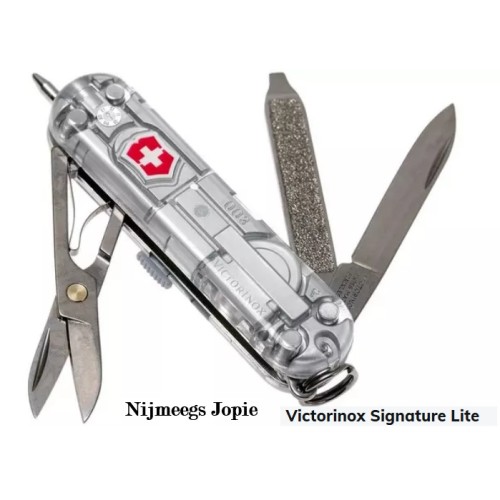 victorinox signature lite, transparant