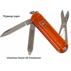 victorinox classic, oranje, doorzichtig victorinox classic, oranje, doorzichtig