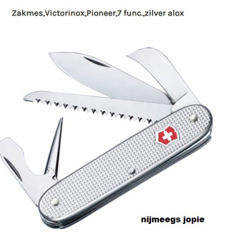 victorinox military style pioneer 7, met krom mes