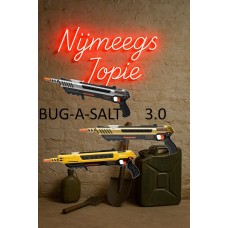 Vliegen-schieter, Bug-A-Salt 3.0, kleur:  goud, zilver of geel.
