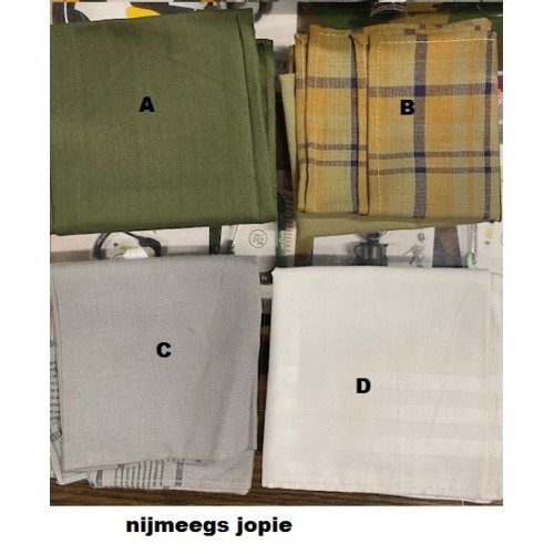 zakdoek, legerversie zakdoek, legerversie