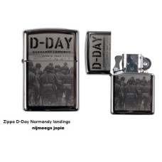 aansteker zippo original Normandie landing, mat grijs